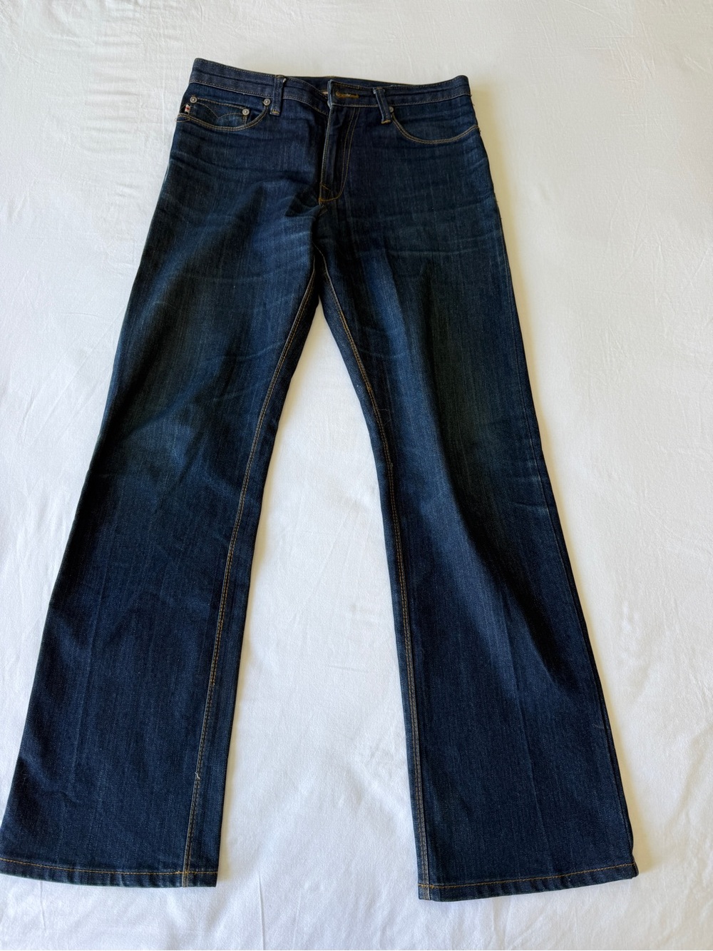 Man-Burberry Grange Dark Wash Bootcut Jeans Size 32 | Authentic